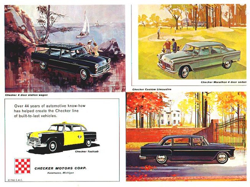 1965 Checker Auto Advertising